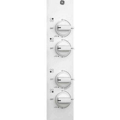 GE - 30" Built-In Gas Cooktop - White
