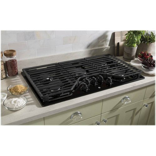 GE - 36" Built-In Gas Cooktop - Black