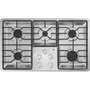 GE - 36" Built-In Gas Cooktop - Stainless Steel
