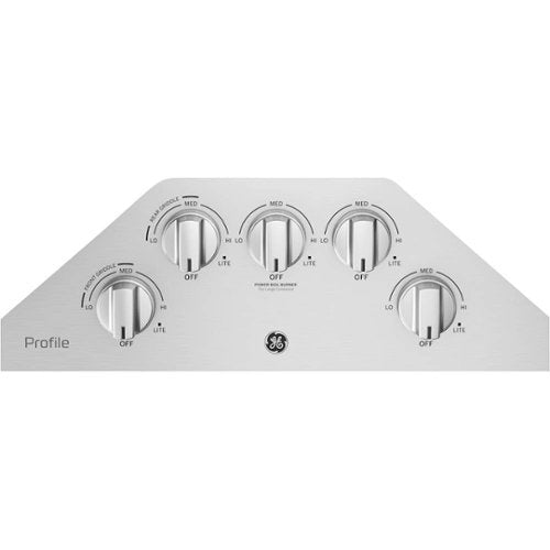 GE Profile - 30" Built-In Gas Cooktop - Stainless Steel