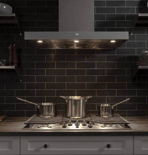 GE Profile - 36" Built-In Gas Cooktop - Stainless Steel