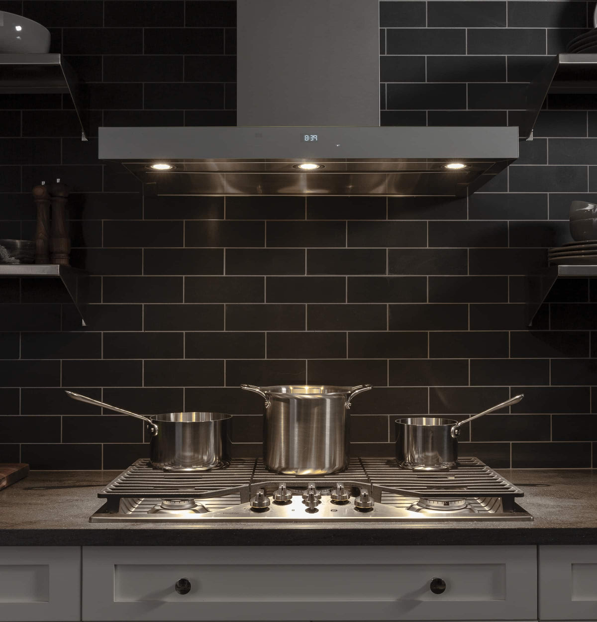 GE Profile - 36" Built-In Gas Cooktop - Stainless Steel