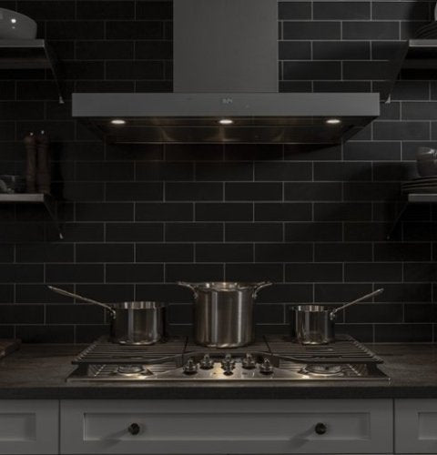 GE Profile - 36" Built-In Gas Cooktop - Stainless Steel