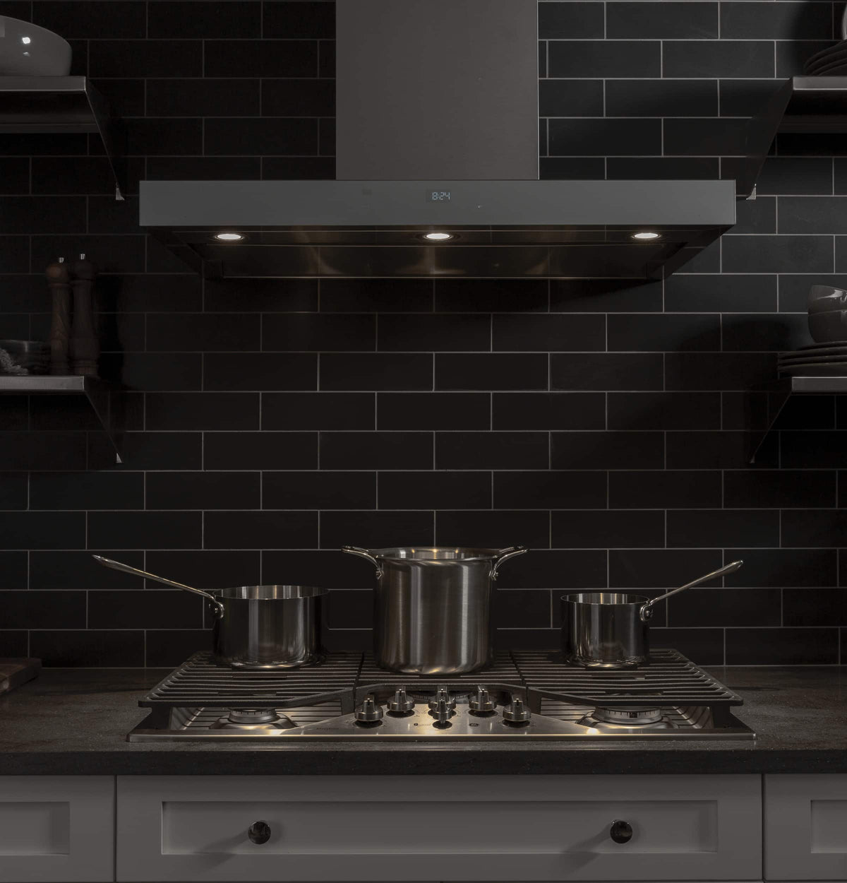 GE Profile - 36" Built-In Gas Cooktop - Stainless Steel