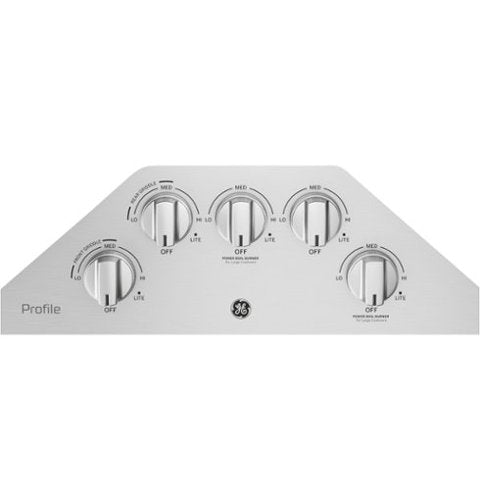 GE Profile - 36" Built-In Gas Cooktop - Stainless Steel