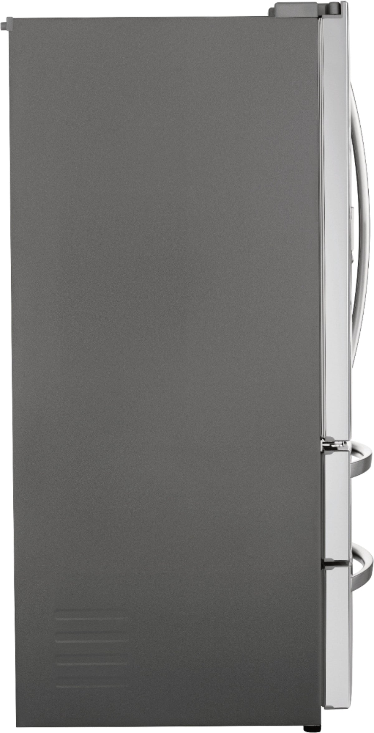 LG - 36-in Wide 27.8 Cu. Ft. 4-Door French Door Smart Refrigerator with Double Freezer Drawers - Stainless Steel