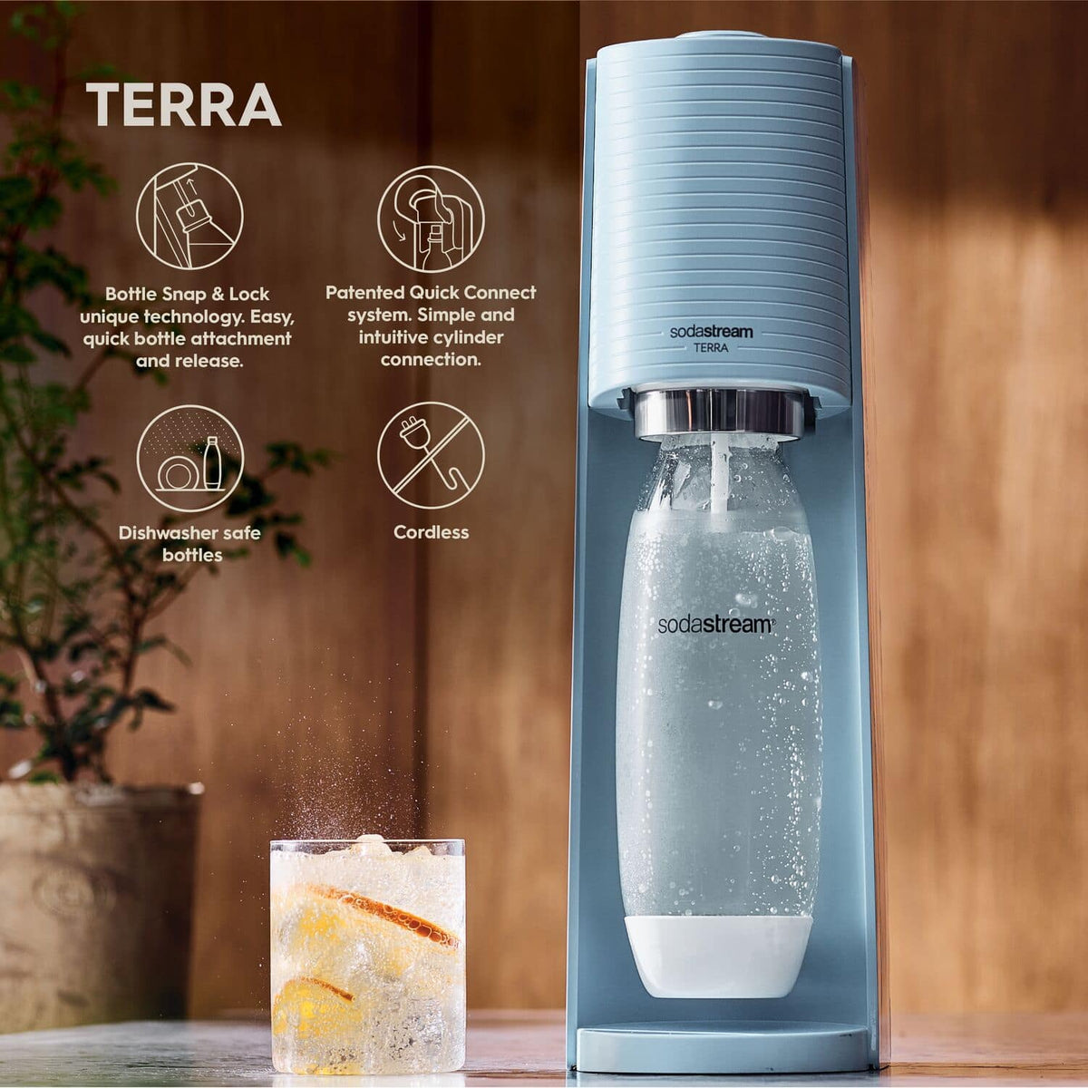 SodaStream - Terra Water Maker Kit - Blue