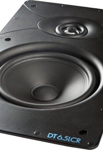 Definitive Technology - DI Series Dual 6-1/2" LCR In-Wall Speaker (Each) - White