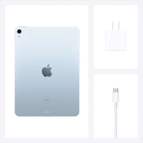 Apple - Geek Squad Refurbished Good - 10.9-Inch iPad Air - (4th Generation) with Wi-Fi - 64GB - Sky Blue