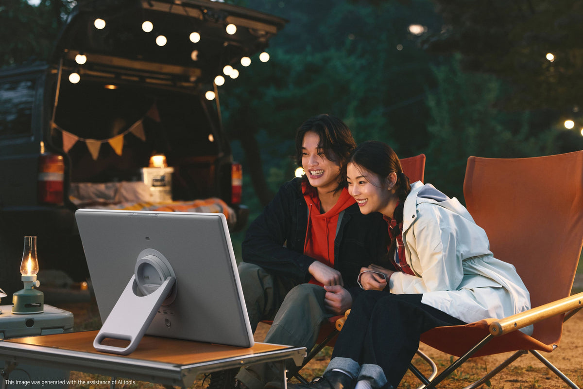 Samsung - The Movingstyle 27” Class QHD Portable Smart Touchscreen (2025)