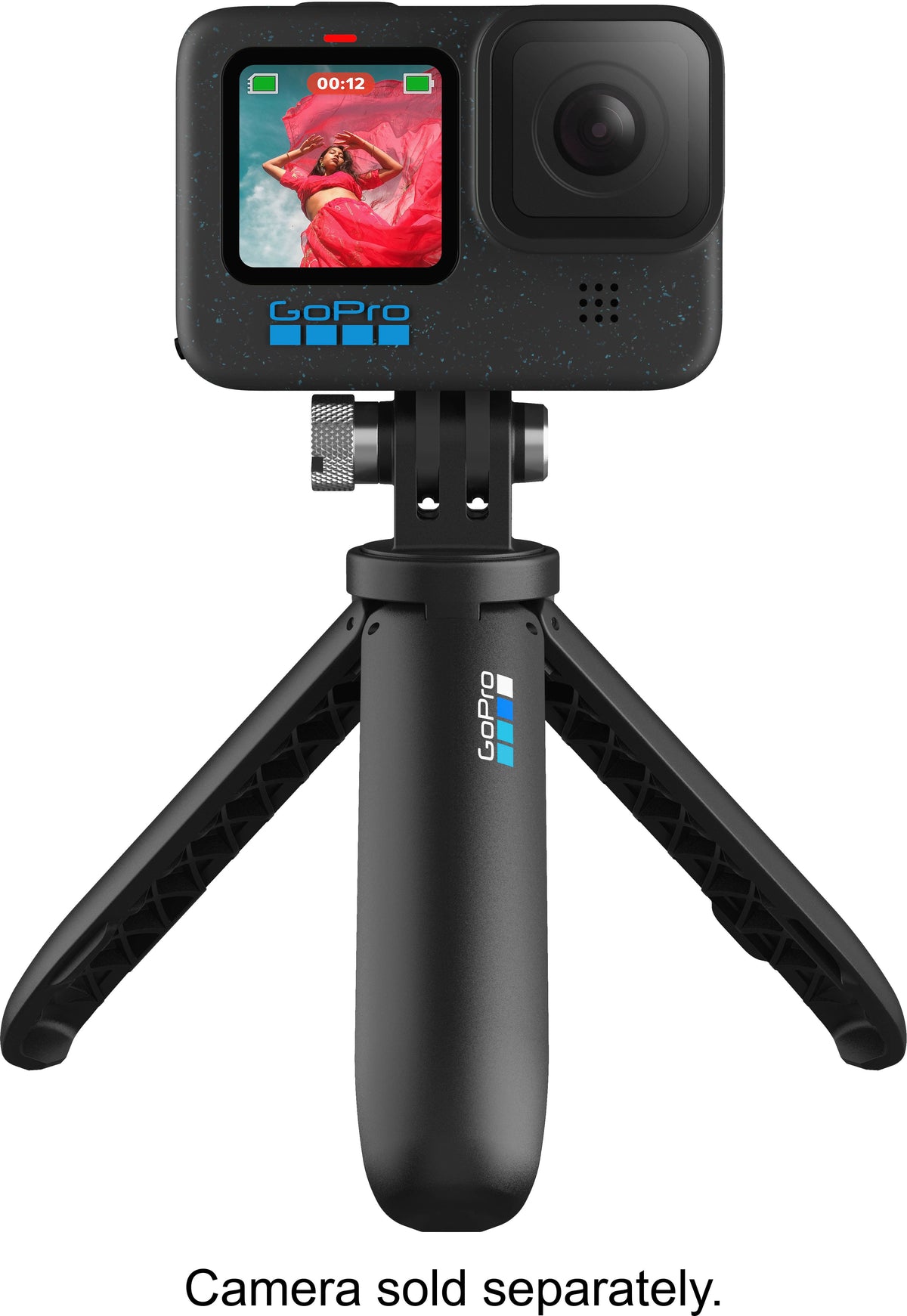 Shorty Mini Extension Pole Compatible with All GoPro Camera - Black
