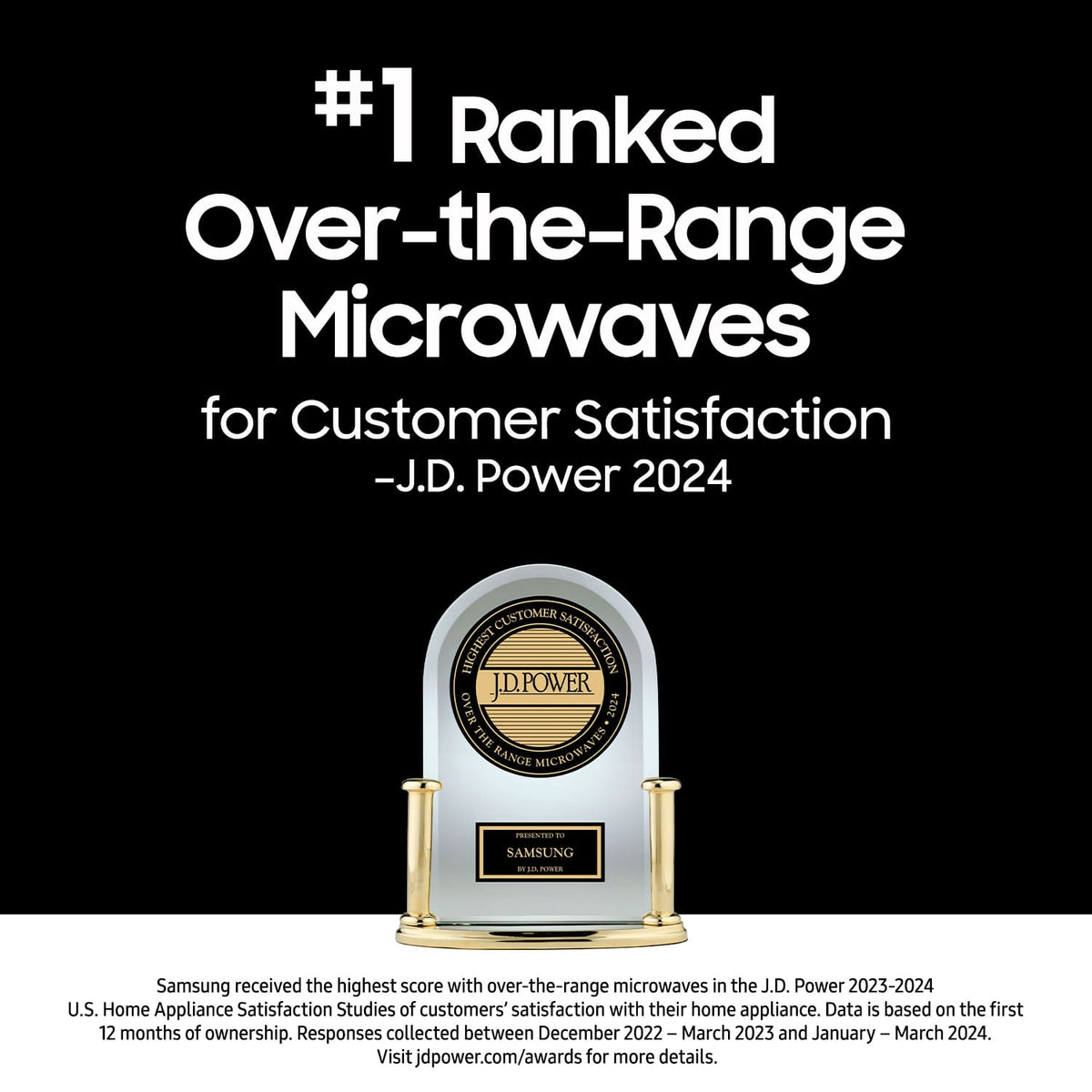 Samsung - 1.1 cu. ft. Smart SLIM Over-the-Range Microwave with 550 CFM Hood Ventilation - Stainless Steel