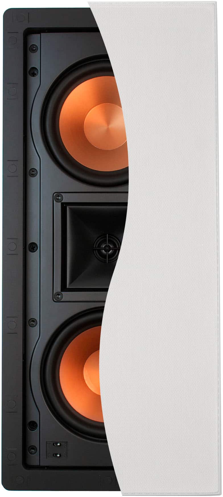 Klipsch - R-5502-W II In-Wall Speaker - Each - Black
