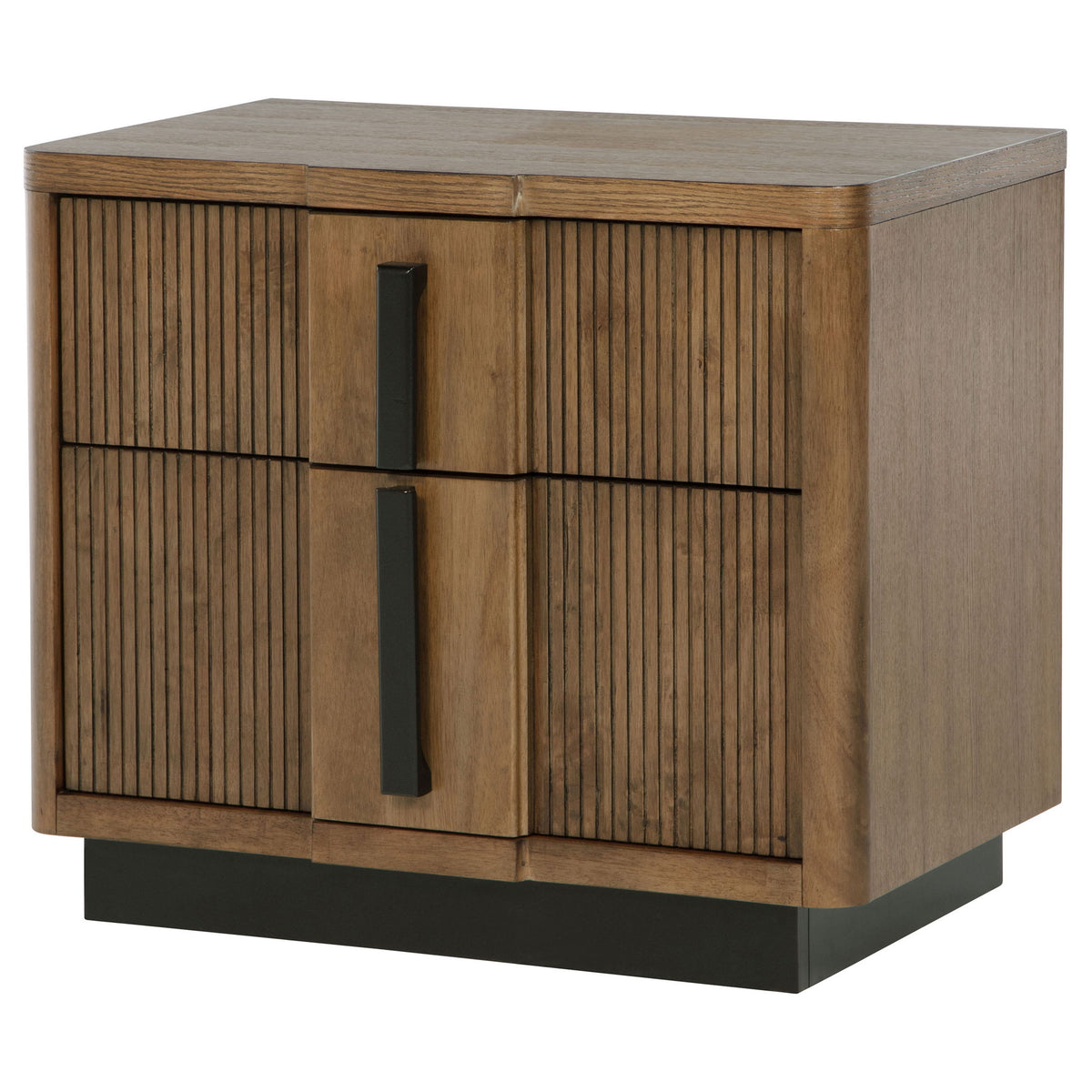 Moraga - 2 Drawer Nightstand - Ash Brown
