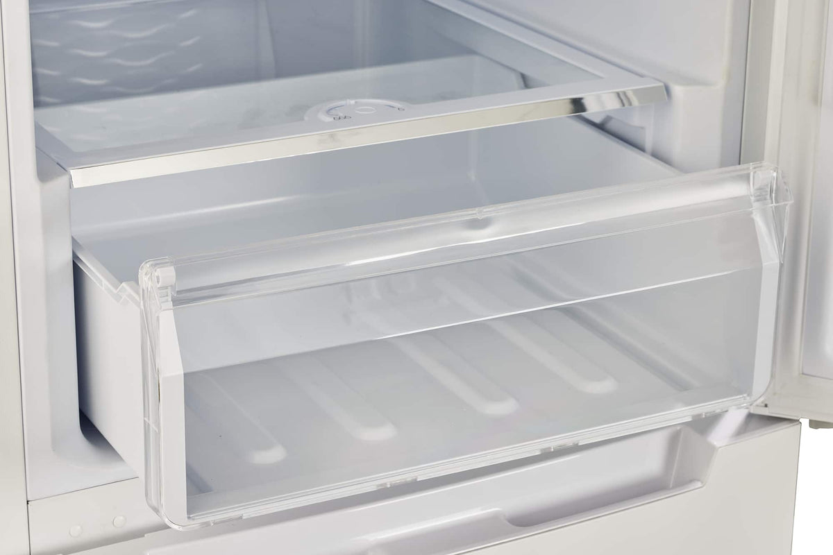 Unique Appliances - 24 in. Wide 12 cu. ft. Solar Powered DC Refrigerator - Marshmallow White