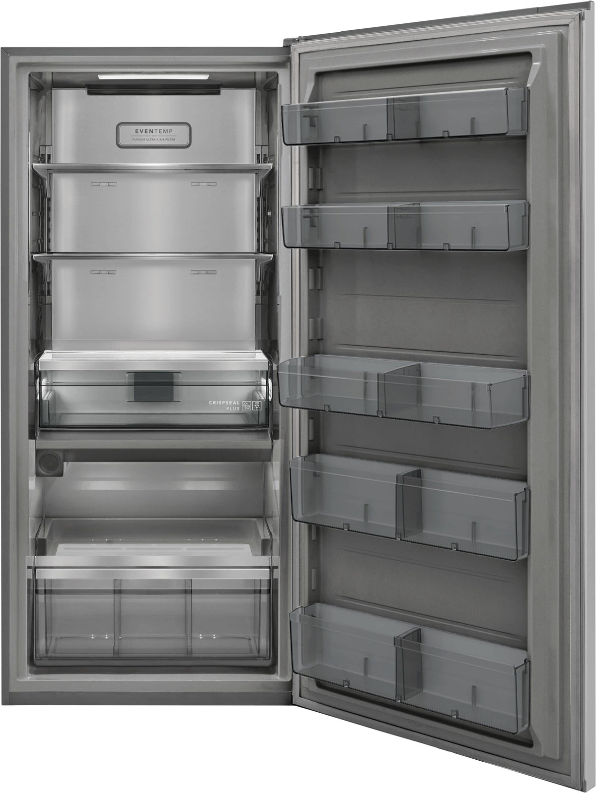 Frigidaire - 19 Cu. Ft. Single-Door Refrigerator - Stainless Steel