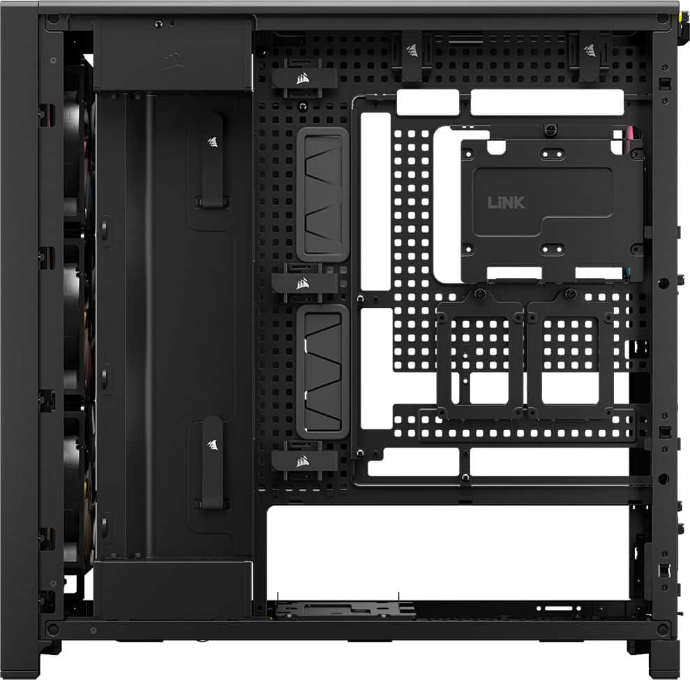 CORSAIR - 5000D RS ARGB Mid-Tower Modular PC Case - Black