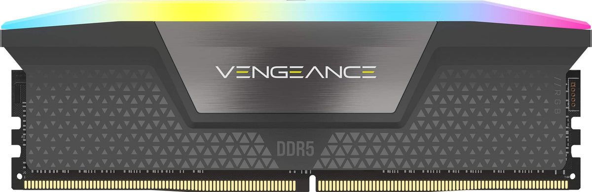 CORSAIR - VENGEANCE RGB DDR5 96GB (2 x 48GB) DDR5 6000 CL36-44-44-96 1.40V AMD EXPO & Intel XMP - Gray