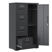 Archivador vertical con cerradura