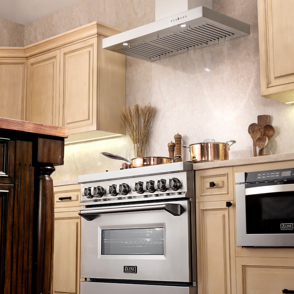 ZLINE - 48 inches - Externally Vented - Wall Range Hood - Stainless Steel