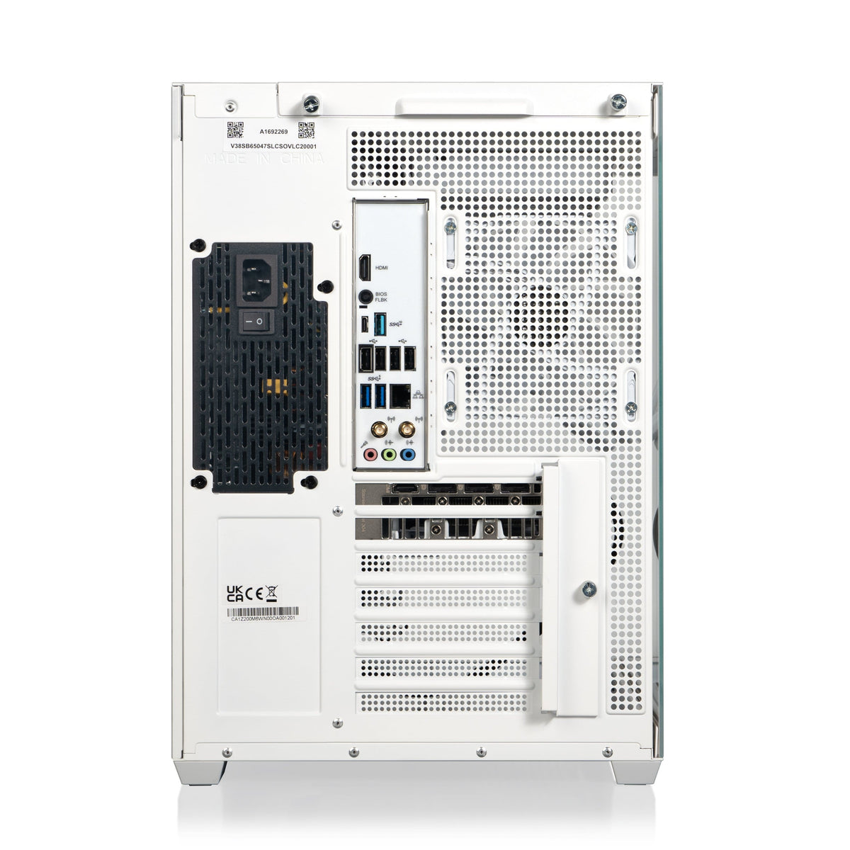 Thermaltake - LCGS Vista 470S Gaming Desktop AMD Ryzen 7 7800X3D 2024, 32GB DDR5 Memory, NVIDIA GeForce RTX 5070, 2TB NVMe M.2,Wifi - White
