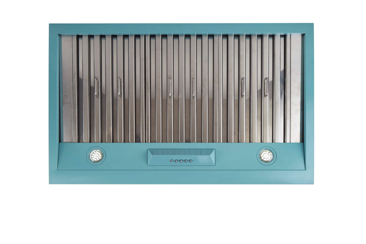 Unique Appliances - 36 inches - Externally Vented - Under cabinet Range Hood - Ocean Mist Turquoise