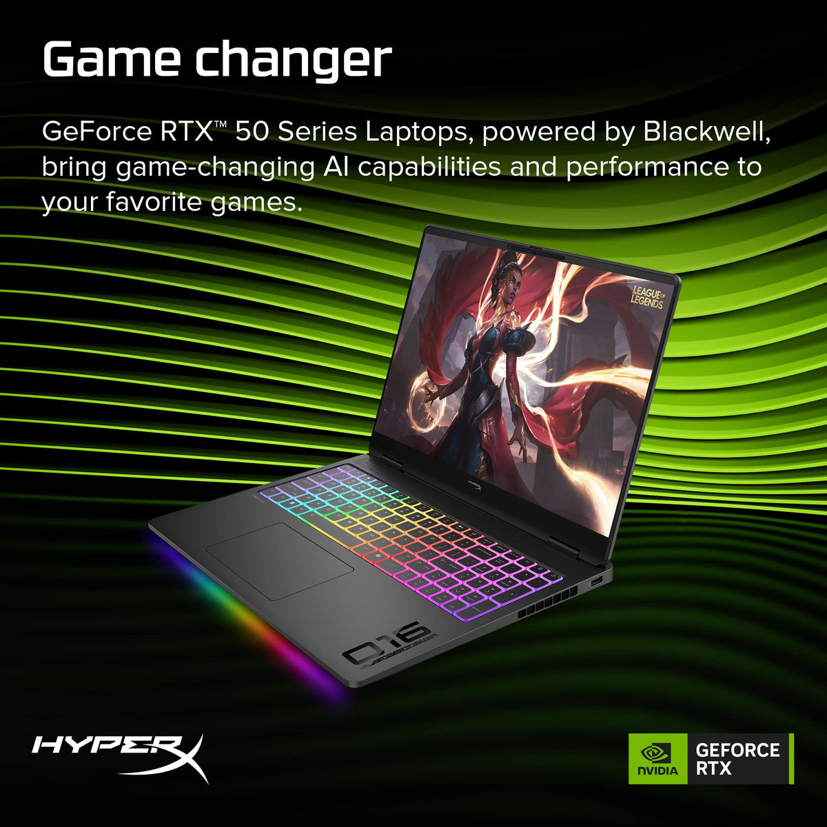 HyperX - OMEN MAX 16" 2K OLED Gaming Laptop - Intel Core Ultra 9 290HX 2026 - 32GB Memory - NVIDIA GeForce RTX 5070 Ti - 1TB SSD - Shadow Black
