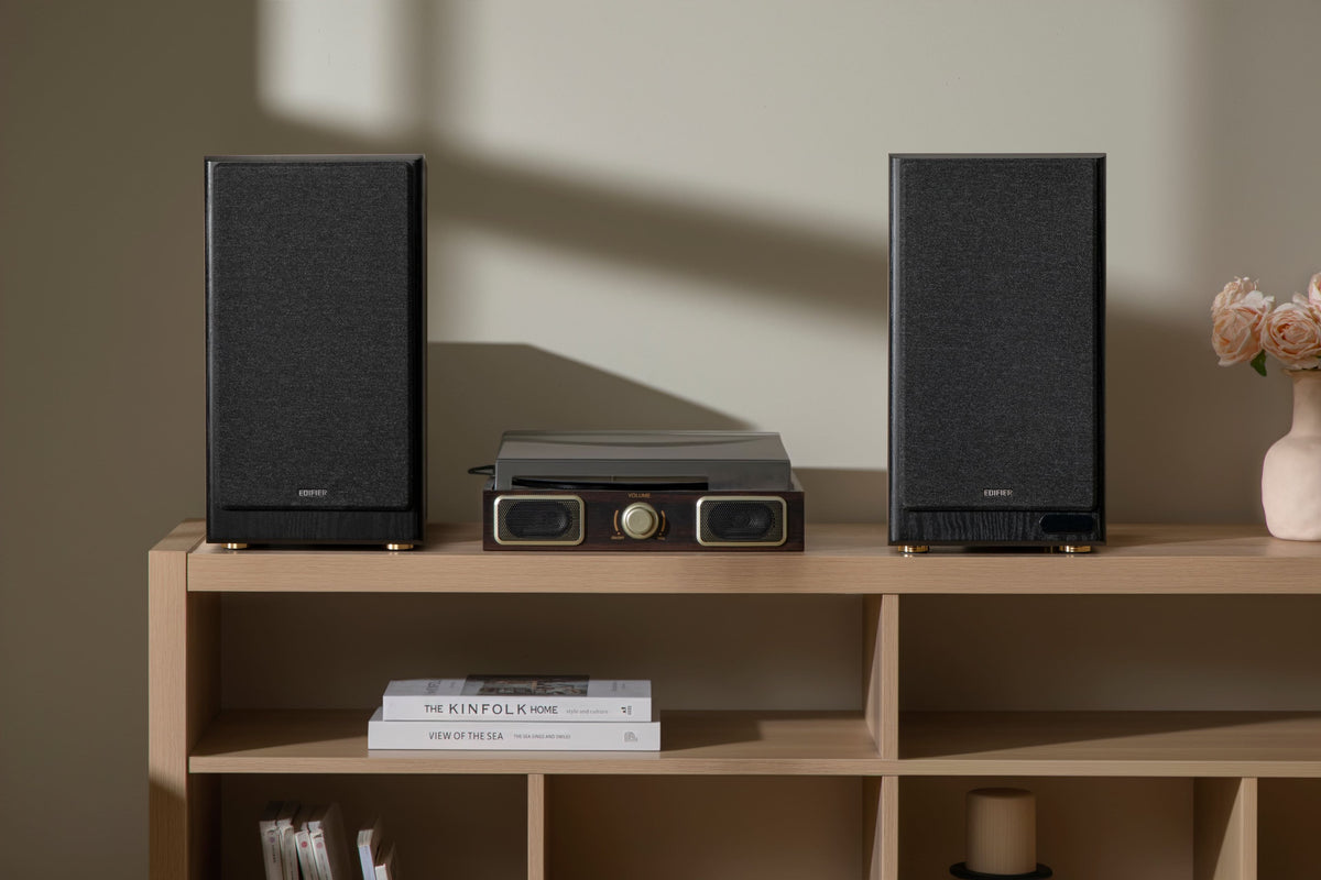 Edifier - R2750DBMKII Audiophile Active Bookshelf Bluetooth 6.0 and Optical Input - 2.0 Speaker (Pair) - Brown