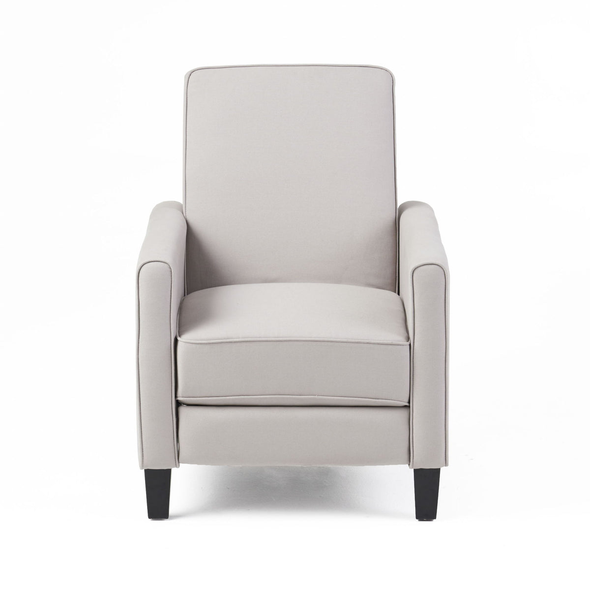 Sillón reclinable tapizado con respaldo retráctil para sala de estar