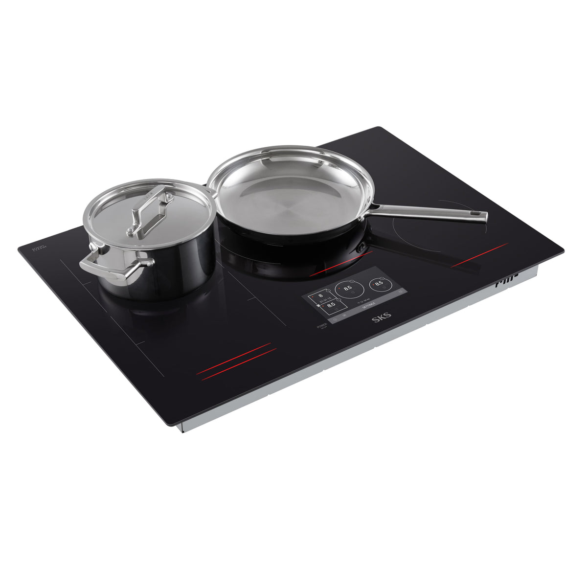 SKS - 30" Induction Cooktop with 4 Elements - Black