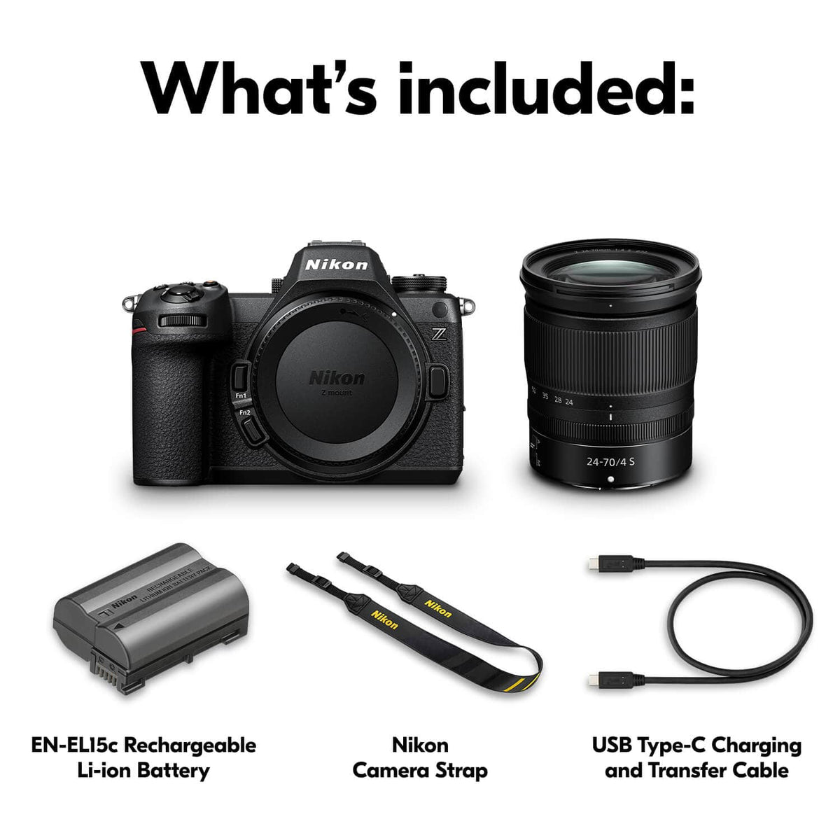 Nikon - Z6III FX Mirrorless Camera w/ Z 24-70mm - Black
