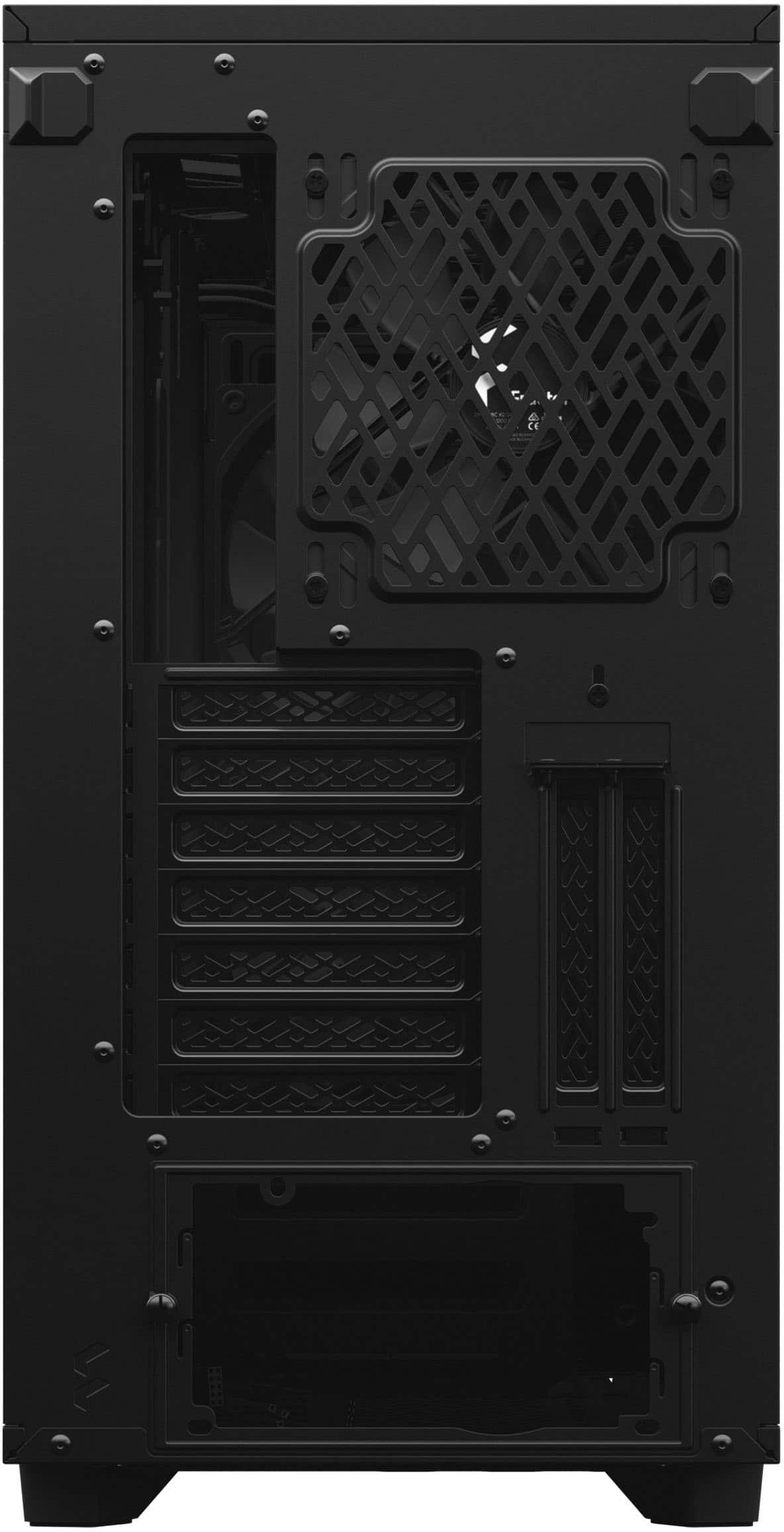 Fractal Design - Define 7 Black Brushed Aluminum/Steel E-ATX Silent Modular Mid Tower PC Case - Black
