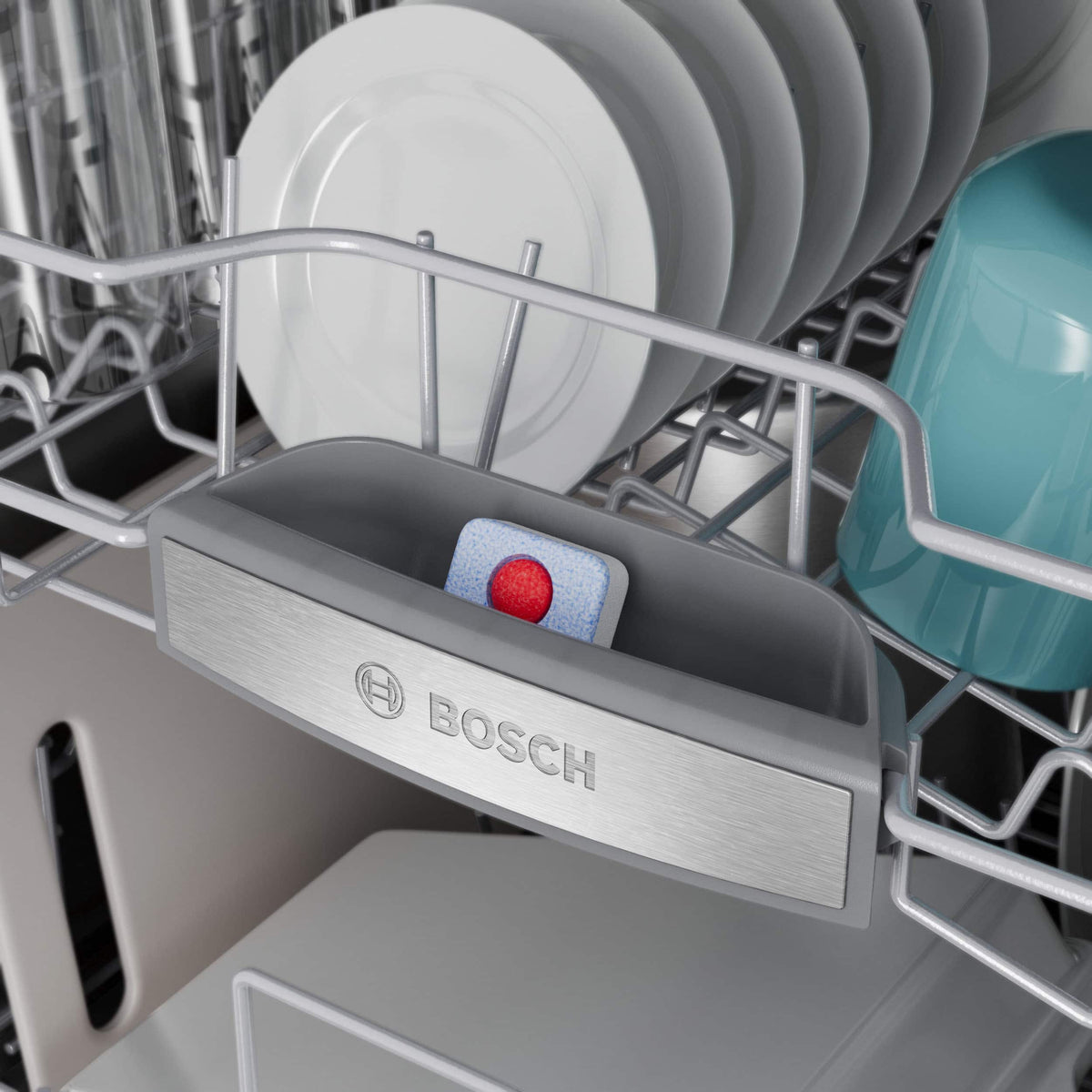 Bosch - 500 Series 24" Top Control Smart Built-In Stainless Steel Tub Dishwasher with 3rd Rack and AutoAir, 44 dBA - Stainless Steel