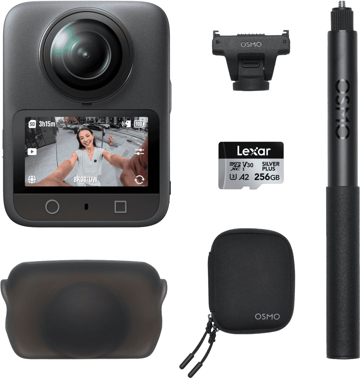 DJI - Osmo 360 Get Set Combo Action Camera - Black
