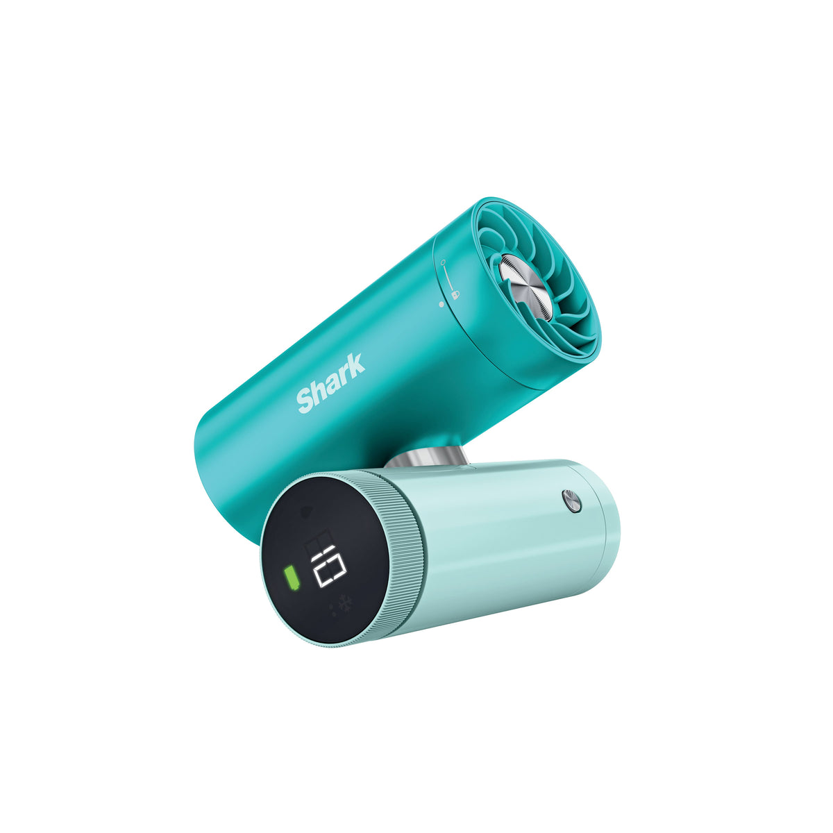 Shark - ChillPill 3-in-1 Personal Cooling System with Fan, InstaChill Cooling Plate & Dry-Touch Mist - Glacier