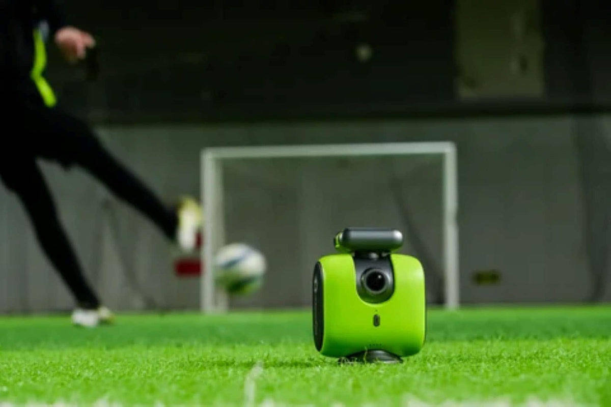 XbotGo - Falcon AI Sports Camera, 4K Auto-Tracking Action Cam for Team Sports, Dual Lens with Live Streaming, No Subscription - Edge Green
