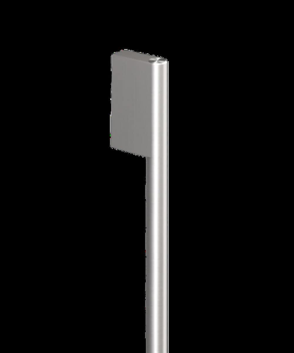 Fisher & Paykel - Round Silver Handle for Integrated French Door Refrigerator Freezer Compatible with F& P RS3684AUVE1 - Stainless Steel