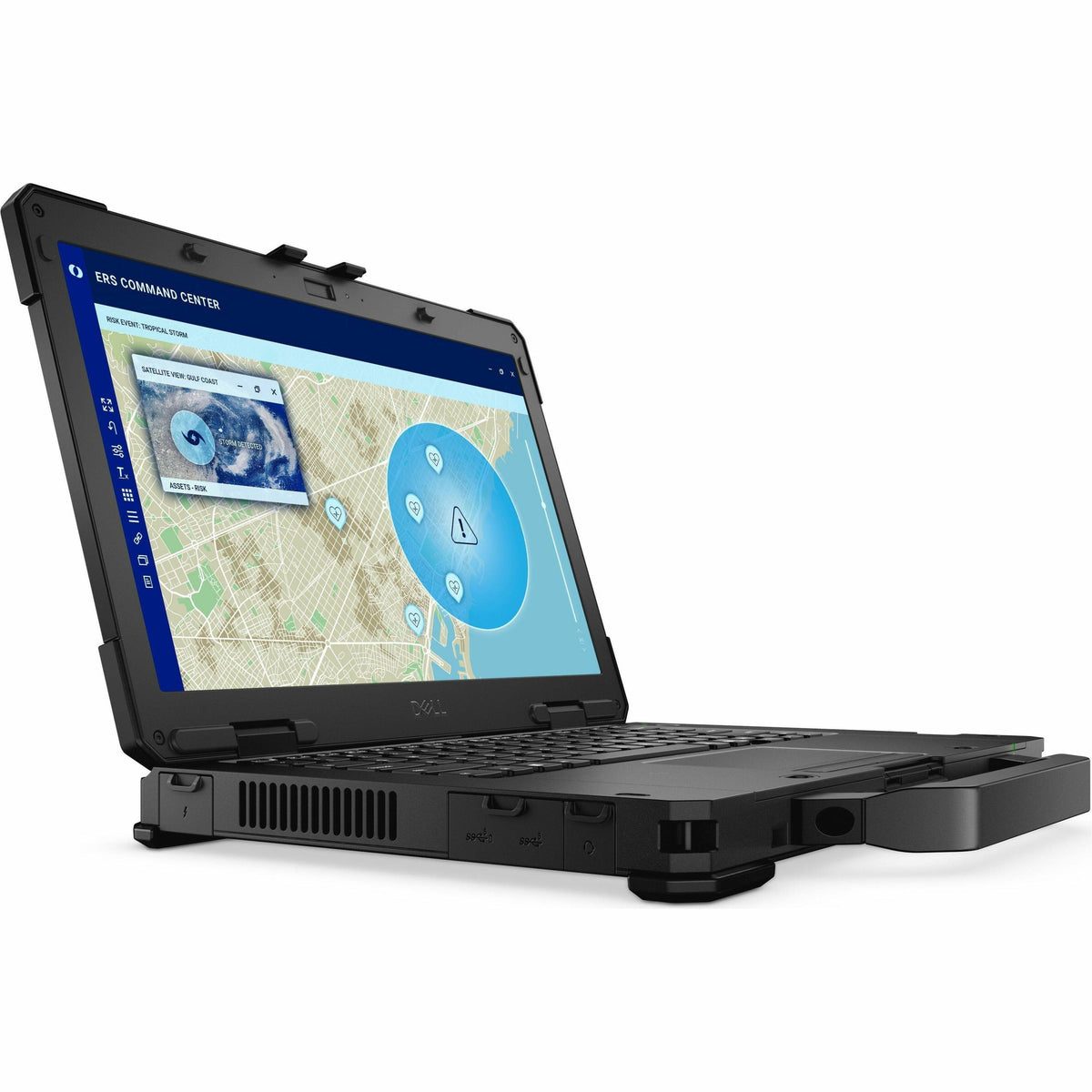 Dell - Pro Rugged 14 RB14250 14" Laptop Intel Core Ultra 7 165U 16GB 512GB SSD - Black