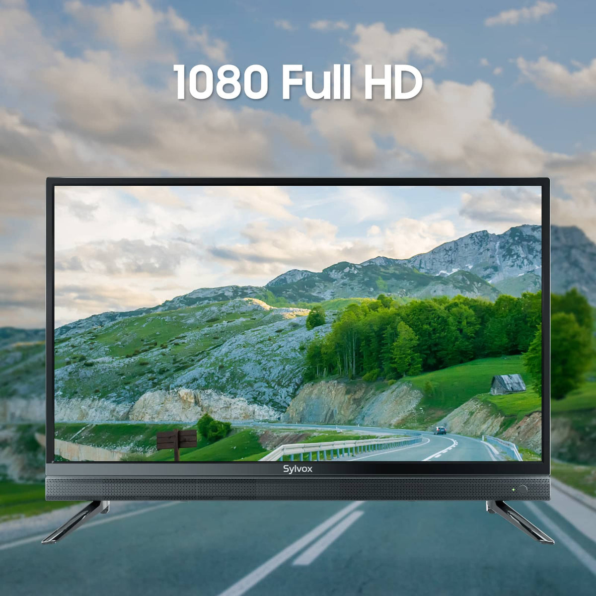 Sylvox - 32" Vehicle Series 12V RV Camper Smart TV 1080P with Google TV, WiFi & Bluetooth, DC/AC Powered Television