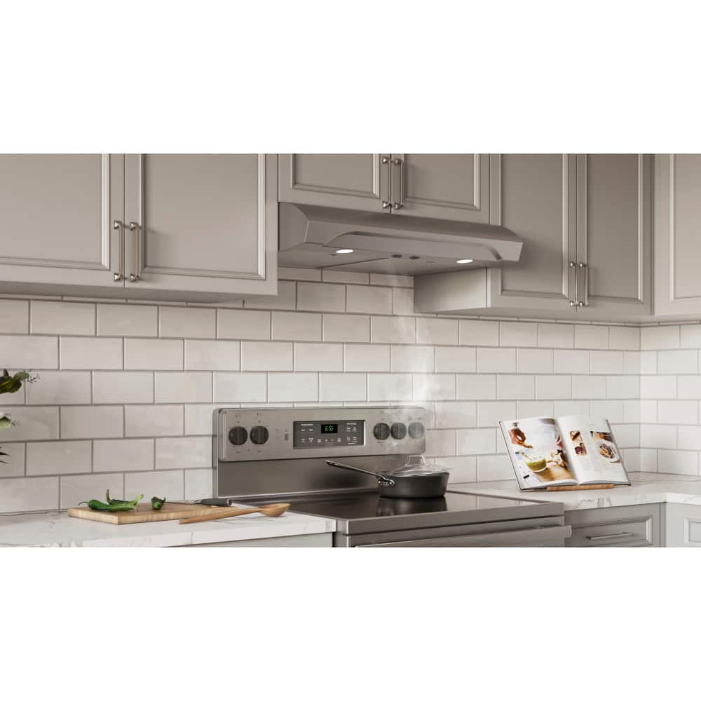 Broan - 30 inches - Convertible - Under cabinet Range Hood - Stainless Steel