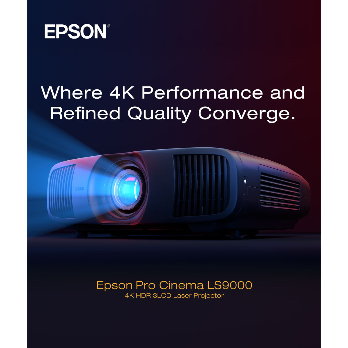 Epson - Pro Cinema LS9000 4K HDR 3LCD Laser Projector - Black