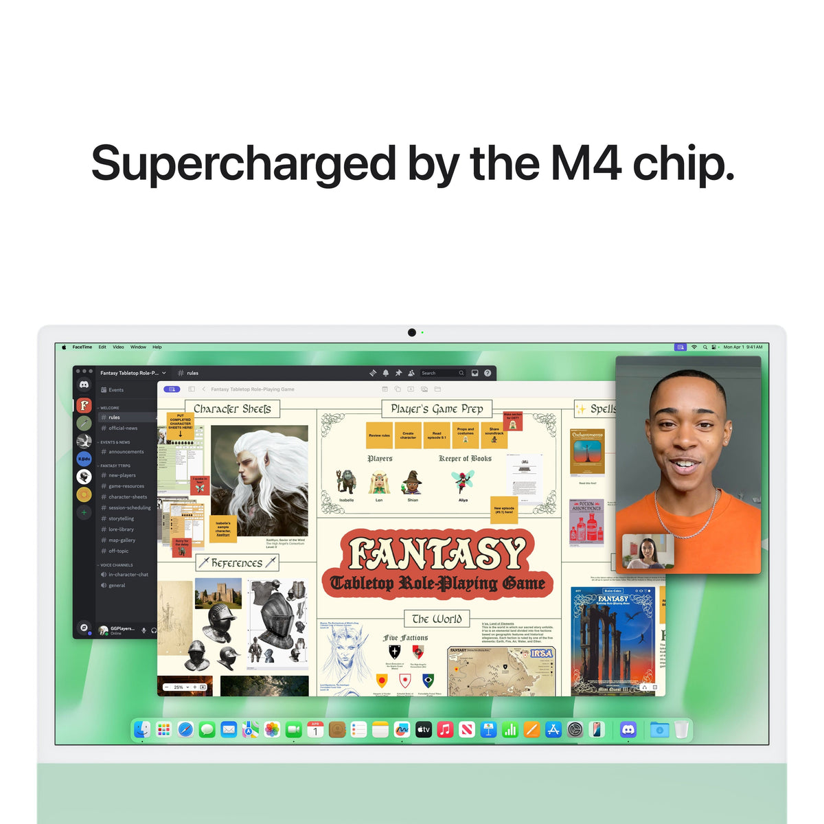 Apple - iMac 24-inch All-in-One - M4 chip - Built for Apple Intelligence - 8 Core CPU - 8 Core GPU - 16GB Memory - 256GB SSD - Green