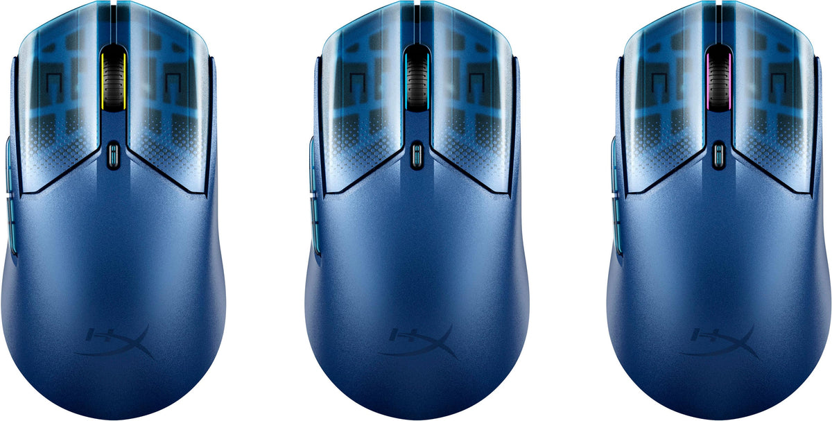 HyperX - Pulsefire Haste 2 S Lightweight Wireless Optical Gaming Mouse with RGB Lighting - Wireless - Navy