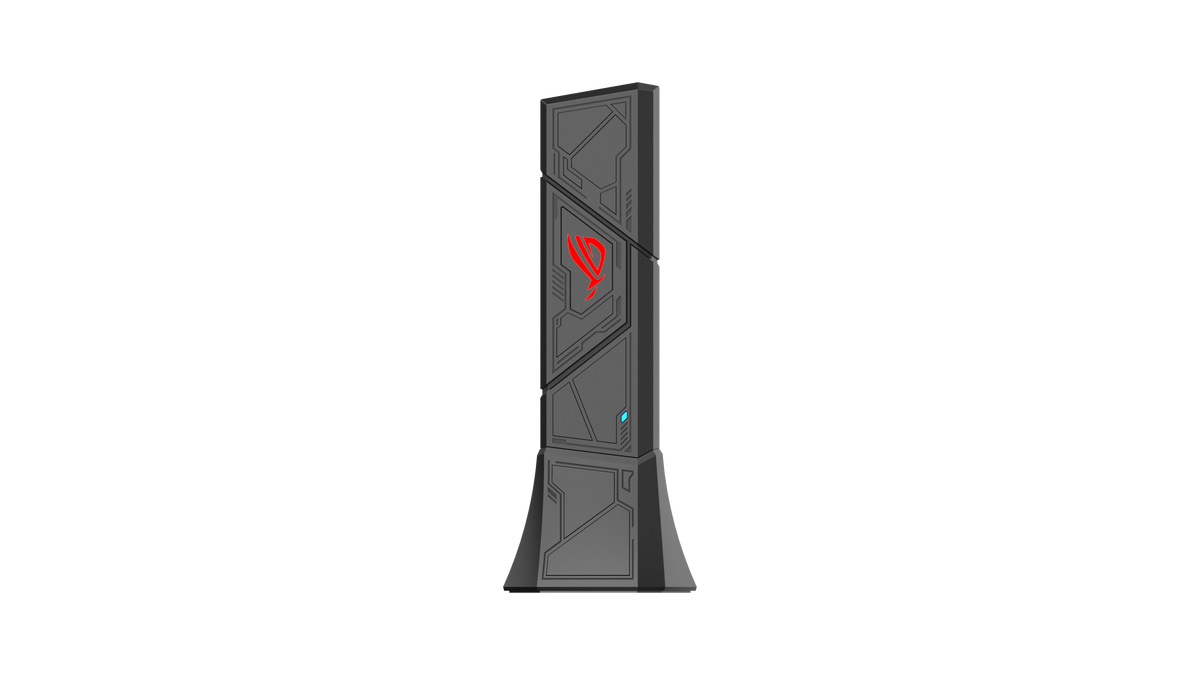 ASUS - ROG USB-BE92 BE6500 Tri-Band Wi-Fi 7 USB Network Adapter - Black