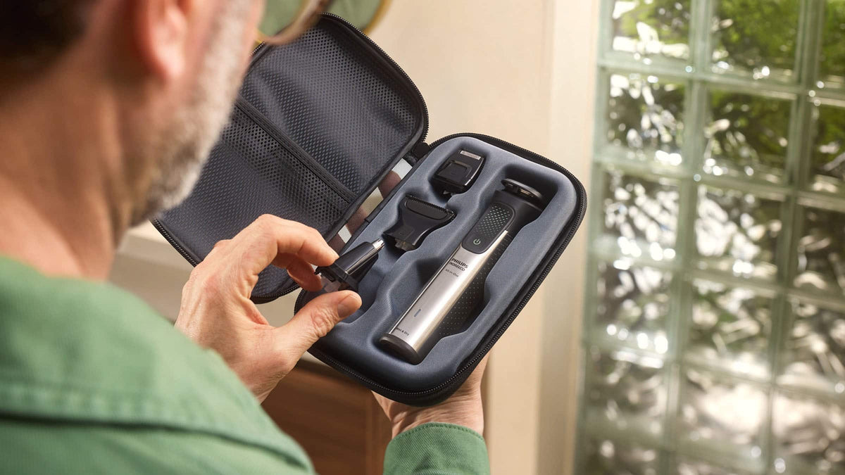 Philips Norelco - All-in-One 9000 Series 23-Piece Trimmer - MG9575/49 - Silver