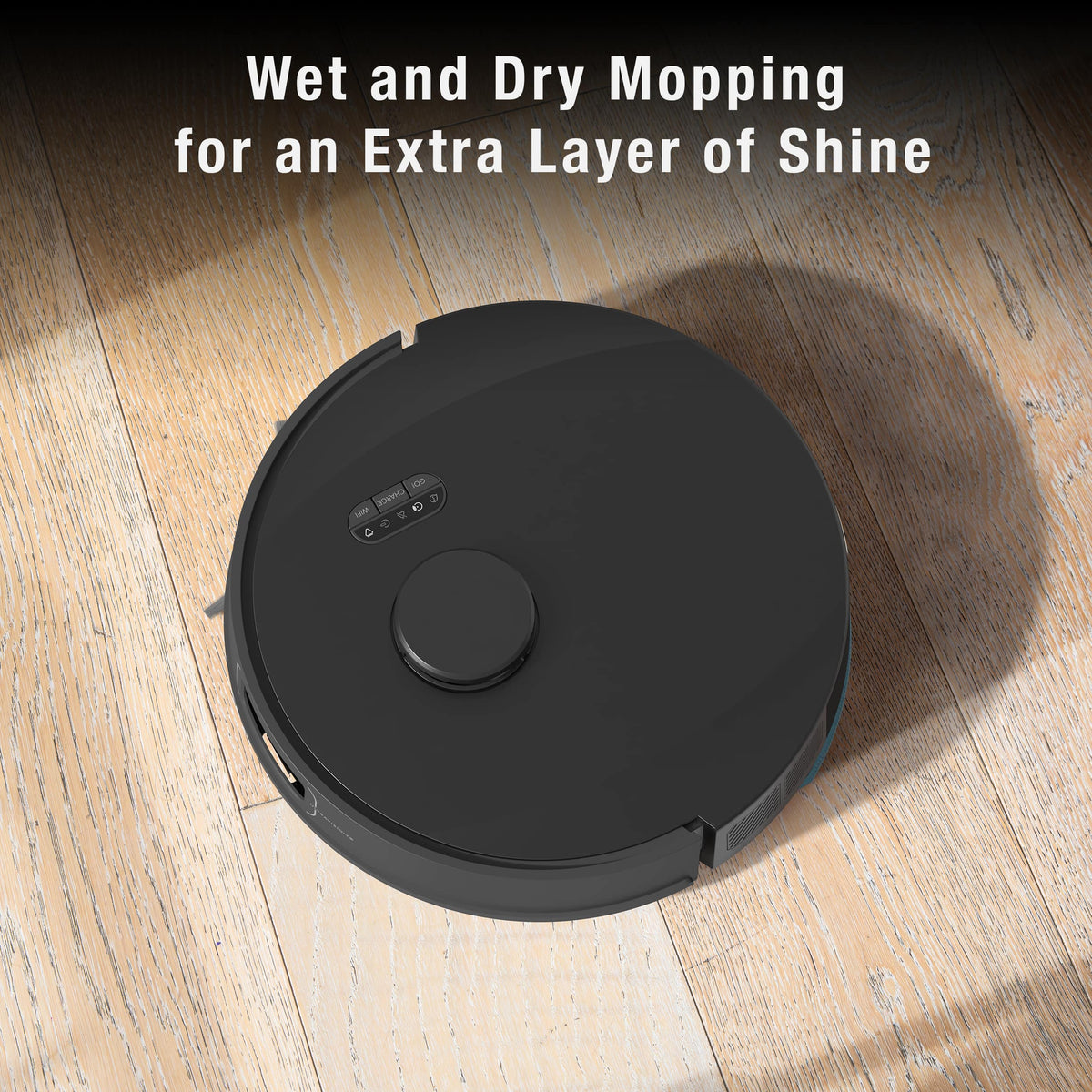 bObsweep - UltraVision Pet Self-Empty Robot Vacuum & Mop, 1.5 Gal 180-Day Dock, App & Voice Control, US Engineered - Gunmetal Stainless Steel