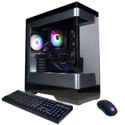 CyberPowerPC - Gaming Desktop - AMD Ryzen 7 8700F 2024 - AMD Radeon RX 9060 8GB - 16GB DDR5 Memory - 1TB SSD Storage - Black