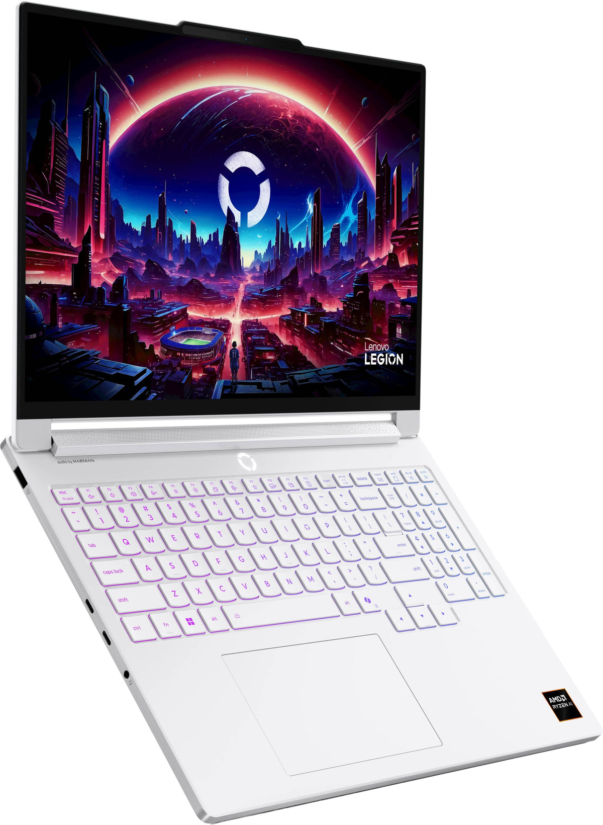 Lenovo - Legion 7a 16" 2.5K 240Hz OLED Gaming Laptop - AMD Ryzen AI 9 HX 470 2026 - 32GB RAM - NVIDIA GeForce RTX 5070 - 1TB SSD - Glacier White