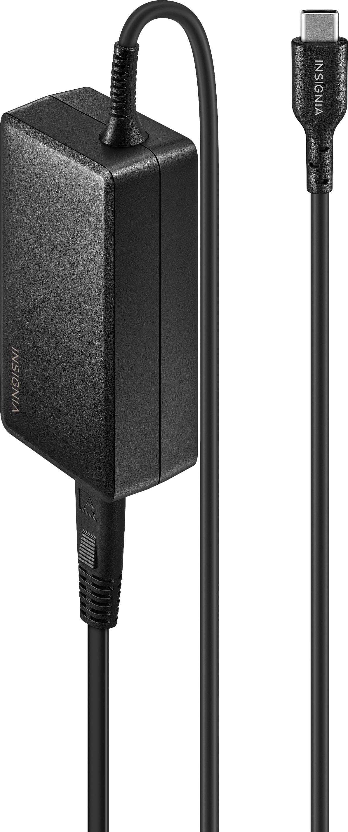 Insignia™ - 65W 8 ft. Laptop Power Adapter for USB-C Devices - Black