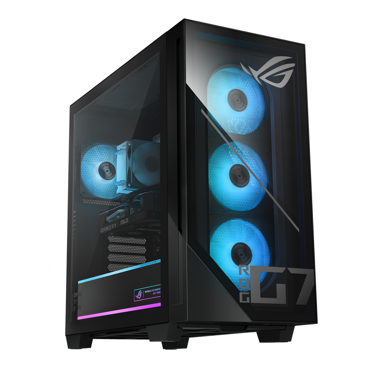 ASUS - ROG G700 Gaming Desktop - Intel Core Ultra 5 225F - 16GB Memory - NVIDIA GeForce RTX 5060 8GB - 1TB SSD - Black